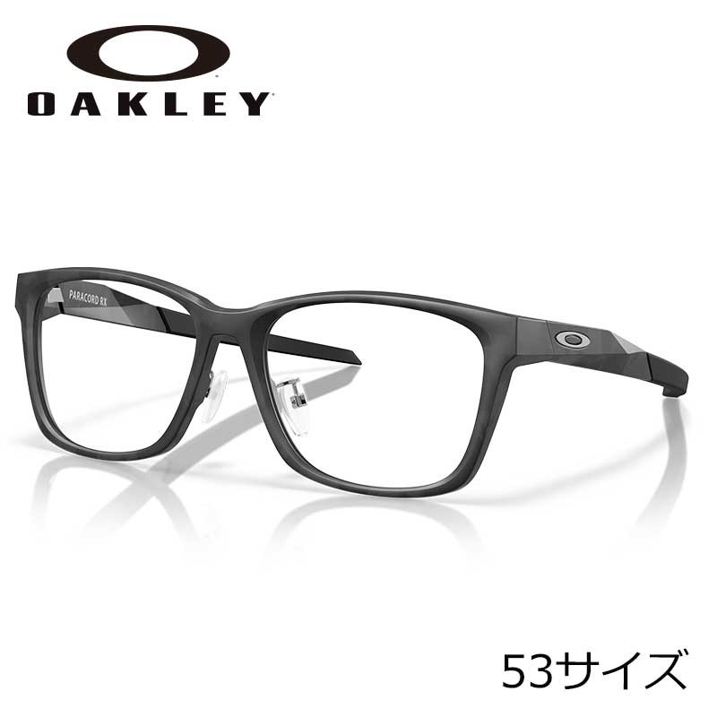 メガネ オークリー OAKLEY ox 8196d 03 53サイズ Paracord rx マットブラック 眼鏡 フレーム 男性用 軽量 スポーツ シンプル 伊達メガネ oakley ox8196d-03 Matte black メンズ レディース スポーツ ジョギング ゴルフ 送料無料