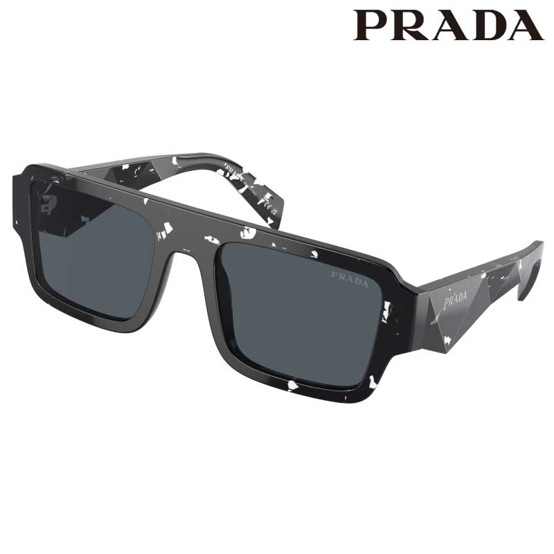 PRADA スクエアサングラス べっ甲フレーム ロゴ UVカット PRADA スクエアサングラス べっ甲フレーム ロゴ UVカット PRADA