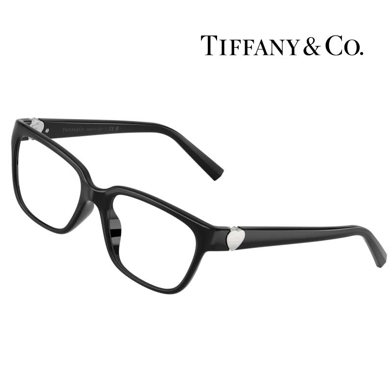 メガネ ティファニー TF2286D 8001 52 サイズ ブラック 黒 TIFFANY＆Co. 黒縁 メガネ 眼鏡 度付き 可 度なし おしゃれ 上品 エレガント かわいい シンプル レディース メガネフレーム 女性用 プレゼント ギフト ハイブランド 高級 TIFFANY 眼鏡フレーム 伊達メガネ｜メガネサングラスのDOURAKU