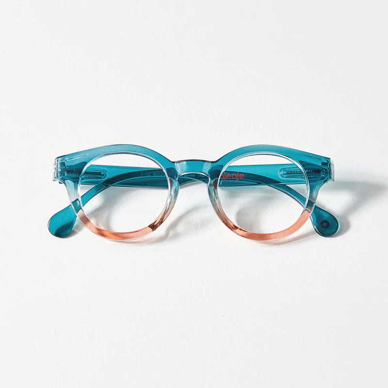老眼鏡 おしゃれ OjeOje オイオイ E BLUE RED +3.00 クリアブルー クリアレッド 30代 40代 50代 60代 かっこいい かわいい 可愛い リーディンググラス 北欧風 シニアグラス 読書用 メンズ レディース 男性 女性