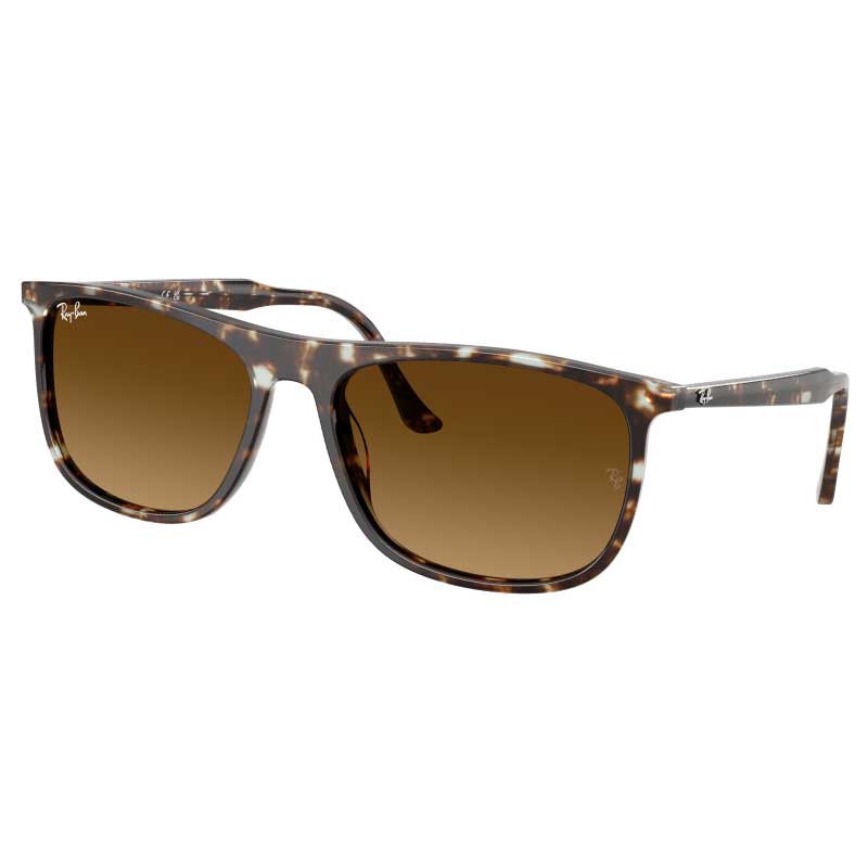 レイバン サングラス RayBan RB2216F 143185 58□18 ブラウン べっ甲柄 グラデーション メンズ レディース 男性用 女性用 度付き 可 Ray-Ban rayban 正規品 UVカット 紫外線対策 紫外線カット おしゃれ シンプル クラシカル 人気 運転 ドライブ プレゼント ギフト 送料無料｜メガネサングラスのDOURAKU