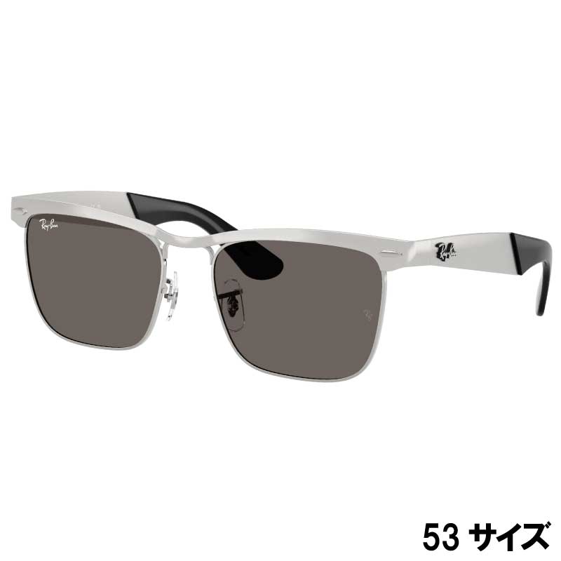 レイバン サングラス RayBan RB3875 019/B1 53サイズ シルバー ダークグレー ウェイファーラー WAYFARER DELUXE メンズ レディース 男性用 女性用 度付き 可 度なし rayban UVカット 紫外線対策 紫外線カット おしゃれ プレゼント 正規品 運転 ドライブ レイバンサングラス