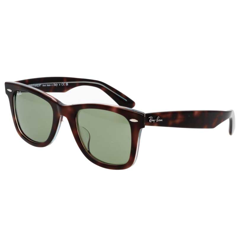レイバン サングラス RayBan RB2140F 14134E 52サイズ ブラウンデミ ライトレンズ 度付き 可 度なし メンズ レディース 男性用 女性用 rayban UVカット 紫外線カット 紫外線対策 おしゃれ シンプル プレゼント ギフト ドライブ 運転 正規品 レイバンサングラス 大きめ｜メガネサングラスのDOURAKU