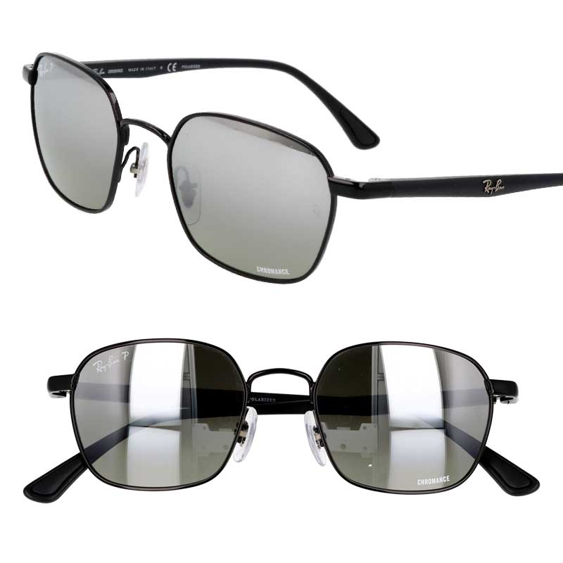 レイバン サングラス 偏光 RB3664CH 0025/5J 50サイズ ブラック 偏光サングラス 偏光レンズ ミラーレンズ RayBan rayban メンズ レディース UV UVカット 紫外線カット 紫外線対策 おしゃれ かっこいい ドライブ 運転 レイバンサングラス 送料無料