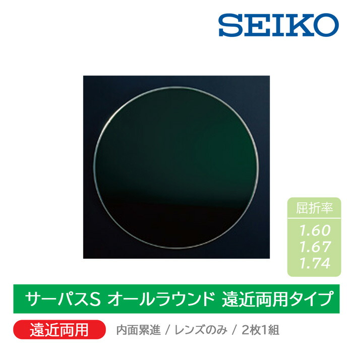 楽天市場】SEIKO 調光遠近両用 屈折率1.67 薄型レンズインテグラルNS