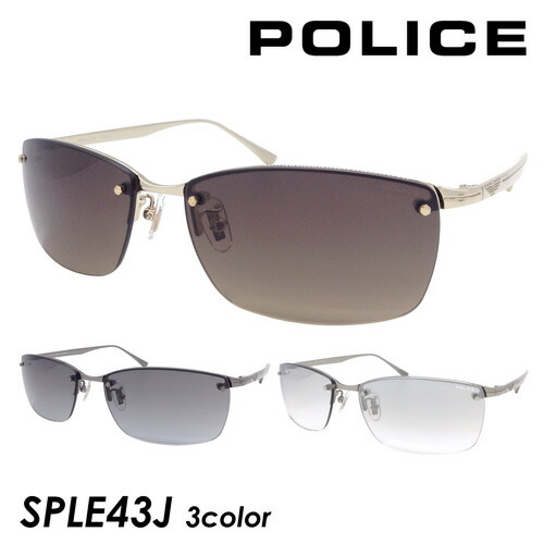POLICE 警察当局 黒眼鏡 ARROW SPLE43J col.0300/568N/583X 60粍 UV撥ねのける 2022年ひな形 3color