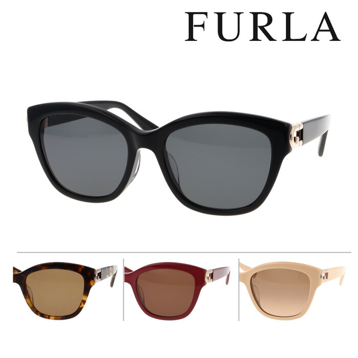 FURLA フルラ サングラス SFU852J col.0700/0745/090D/04G7 53mm 紫外線 UVカット 4color