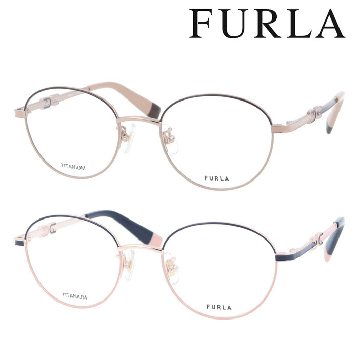 FURLA フルラ メガネ VFU965J col.0A47/0S45 49mm 2color