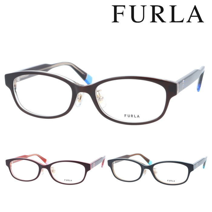 FURLA フルラ メガネ VFU968J col.01BA/06HF/0V05 51mm 3color｜メガネのハヤミ　店