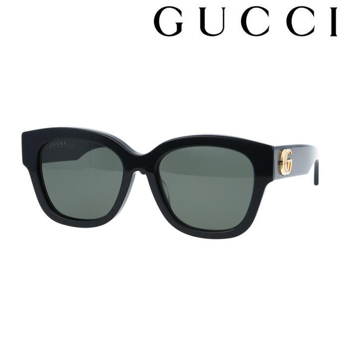 ★UVカット 残りわずか！★GUCCI 56MM オーバルサングラス GUCCI グッチ サングラス インターロッキング GG GG1002SK 001