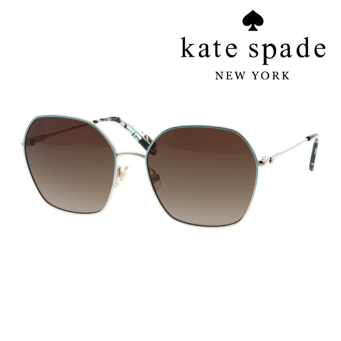 Kate spade new york ケイトスペード サングラス KENNA/G/S col.LKSHA 57mm GOLD GREEN ケイト・スペード ニューヨーク 紫外線 UVカット｜メガネのハヤミ　店