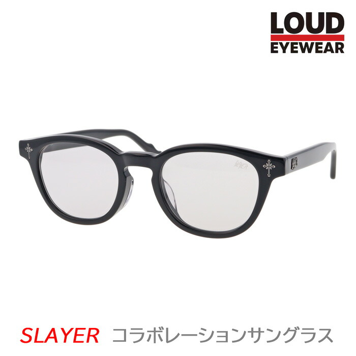 LOUD EYEWEAR ラウドアイウェア SLAYER コラボサングラス SEASONS IN THE ABYSS モデル 49mm スレイヤー シーズンズインジアビス UVカット 紫外線|メガネのハヤミ 店