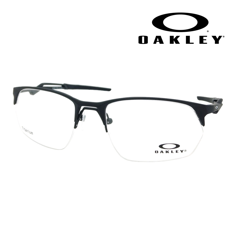 OAKLEY オーク材ロバート・エドワード・リー 眼鏡 WIRE TAP 2.0 OX5152-01 54粍 56粍 繻子黒いこと 針金水道栓2.0  Titanium チタン 国内定め事品 お墨付き付 2size
