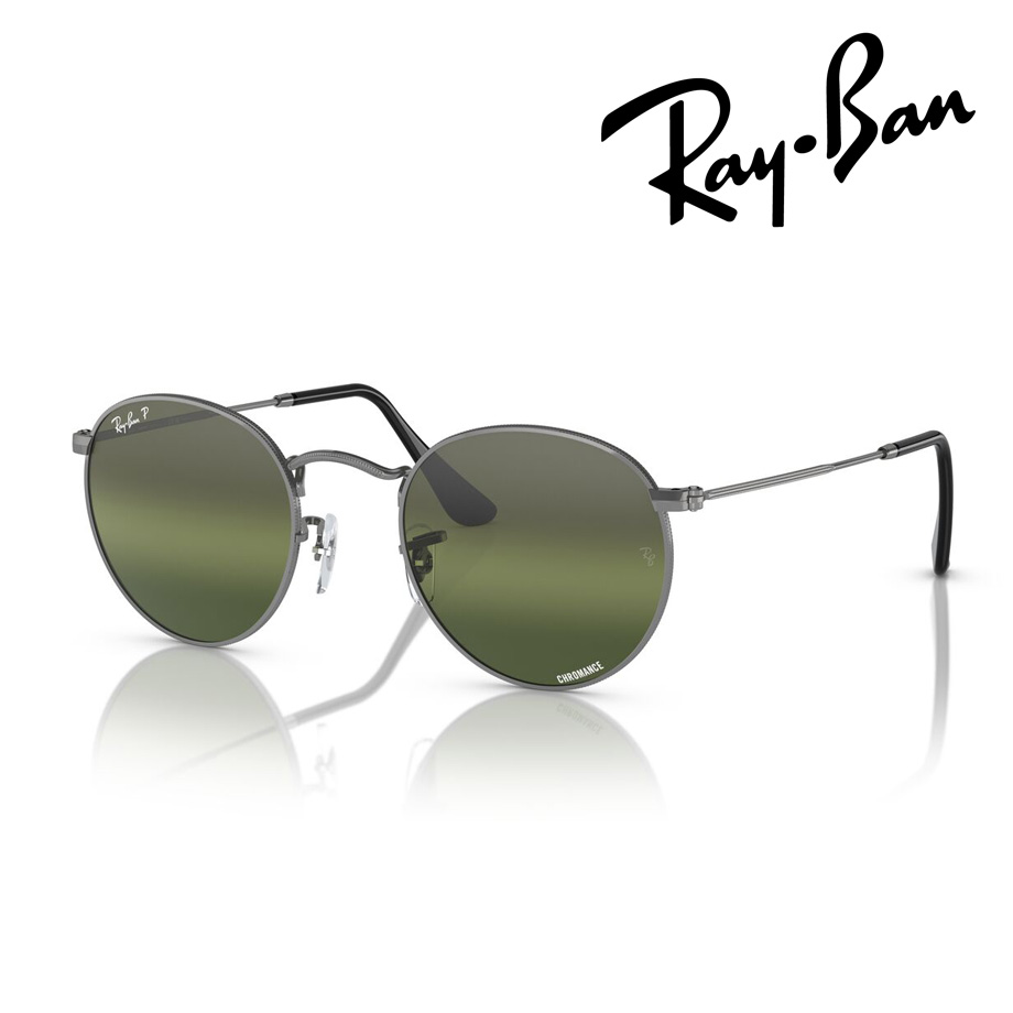 Ray-Ban レイバン 偏光黒眼鏡 ROUND METAL RB3447 004/G4 50粍 53粍 鵞鳥金属元素 ラウンド金属元素 CHROMANCE ポラライズド 紫外線 UVとり捨てる 国内置き目品 御墨付き付 2size