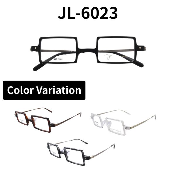 John Lennon レノン JL-6023 真四角眼鏡 眼鏡 盛りだくさんリム 真四角日本製  メンズ レディース 日本製 独居室ひな形 度付き添い人相応う 置き目品 近眼 老眼 乱視 老眼鏡 薄型水晶体 両面非球面 傷押しとどめる ブルーライトカット メガネ 伊達眼鏡 度なし
