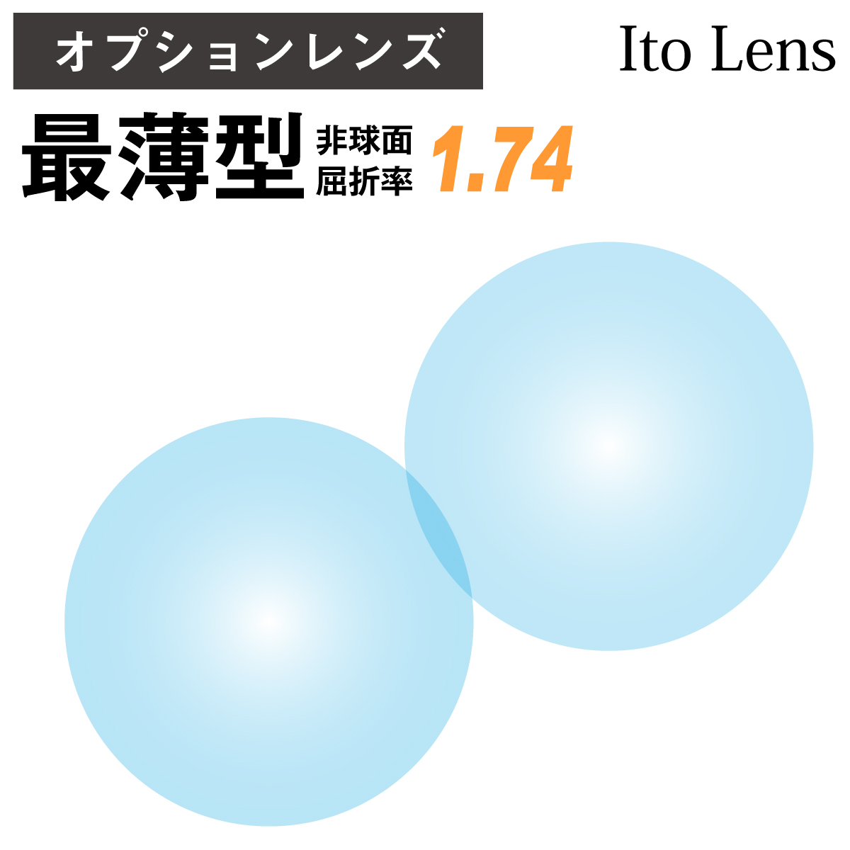 【楽天市場】【オプションレンズ】イトーレンズ 薄型 屈折率1.60 非