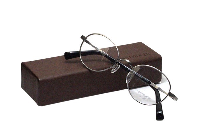 【一こま単品眼鏡】 マルマン New Yorker ニューヨーカー NY 6224-SA1 マットシルバーグレー【豆の町系】【チタン】【製造業者3年引き受ける付き添い人】【日本製メガネ】