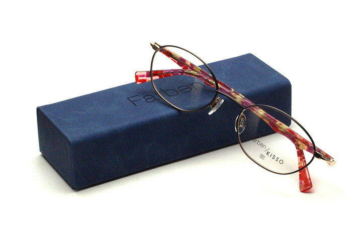 【ひな形単品眼鏡】 Farben ファルベン F7005-KISSO16 黒いこと系【ウエリンントン系】【KISSO特注テンプル出どころ】【チタン】【アセテート】【日本製メガネ】