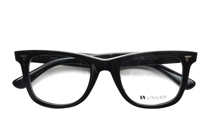 【レンズ付メガネ】LAULEA ラウレア byアミパリ　LA 4060-BK ブラック【ウエリントン系】【アセテート】【黒】【日本製眼鏡】