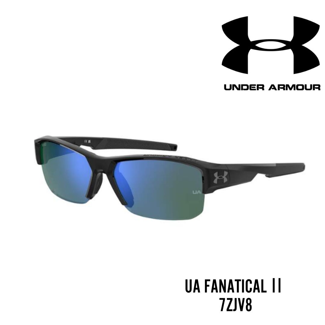 Under armour UA FANATICAL２ 7ZJV8 アンダーアーマーサングラス TUNED GOLF ゴルフ用サングラス タウンユース アウトドア スポーツサングラス メンズ プレゼント ドライブ用サングラスランニング用サングラス ミラーレンズ｜めがね堂