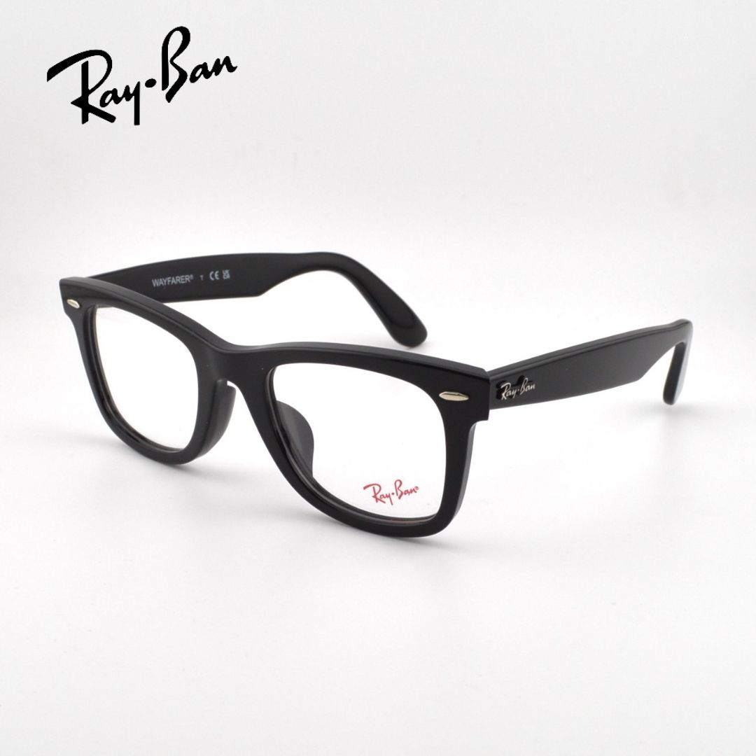 RayBan レイバン RB5121F 2000 WAYFARER ウェイファーラー セルレーム 黒縁 ロングセラーモデル メンズ レディース 度付き対応 度無し対応 伊達眼鏡 調光レンズ