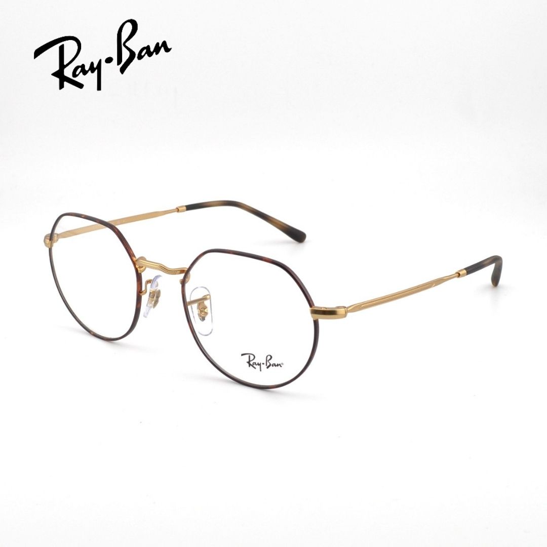 【Ray-Ban 国内正規品】レイバン メガネフレーム RX6465 3188 JACK ジャック 49サイズ クラウンパント フルリム アジアンフィット メンズ レディース 選べるレンズ付き 度付きレンズ付き 度無しレンズ付き ダテメガネ 調光レンズ