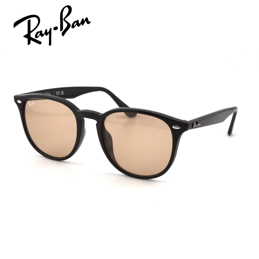 レイバン サングラス RB4259F 601/93 53サイズ Ray-Ban ブランド ライトカラーレンズ ブラウンレンズ ボストン メンズ レディース UVカット 紫外線対策 ブラック アジアンフィット フルフィット 運転 ドライブ アウトドア おしゃれ ギフト プレゼント|めがね堂