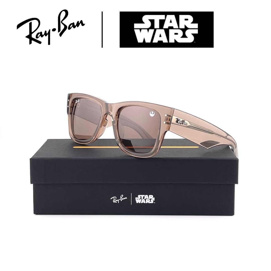 【国内定まり品】レイバン 黒眼鏡 RB0840空想科学小説 6870/1A 52 Ray-Ban MEGA WAYFARER メガウェイファーラー STAR WARS スターウォーズ 二人三脚 制限事項 御謀叛合従連衡軍 手向かい 赤銅色系せつ然たる メンズ レディース ウェリントン UV取りすてる 紫外線打つ手