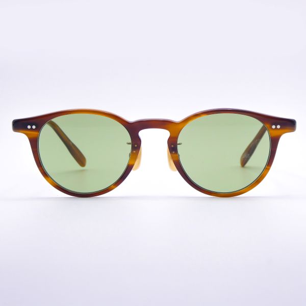 BOSTON CLUB（ボストンクラブ）　HUDSON（ハドソン）　col.02（フレーム：Brown Sasa / レンズ：Green）