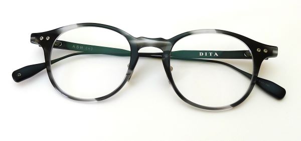 DITA（ディータ） ASH（+）（アッシュプラス） DTX148-A-04 Ink Swirl - Black Iron w/ Clear