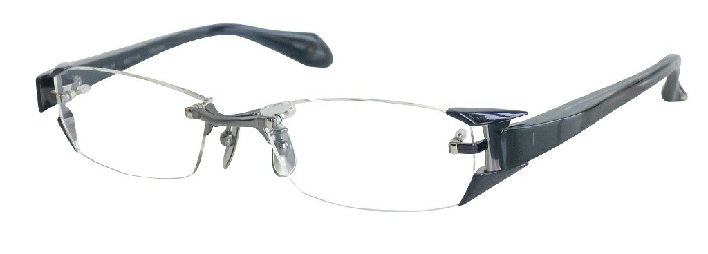 JAPONISM(ジャポニスム)　JN-510RR　Col.03 (Shirring gun / Blue）｜メガネパーク・ブレス 35,035円
