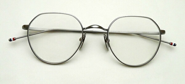 THOM BROWNE（トムブラウン）　UEO914A-035-48 n11 matte plate titanium w/silver plate titanium temple tips