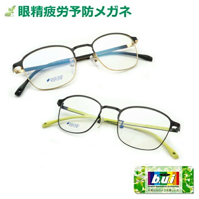眼の疲労困憊を和らげる！ 眼精疲労止めることレンズビュイ【BUI】仕掛ける ネッツペックコート W-2003 金属元素 【マイコン御役目に至適】