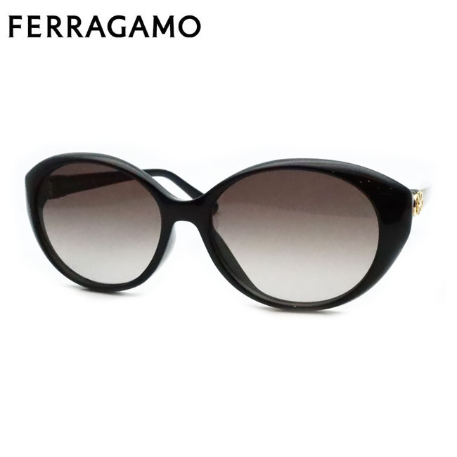 【FERRAGAMO】 フェラガモサングラス SF1074SLBN　001　ブラック 【最短発送】