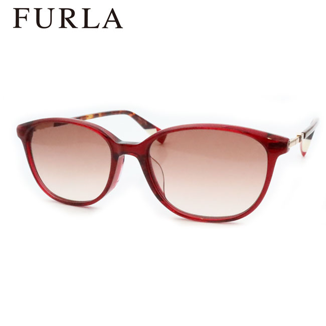 【FURLA】フルラサングラス　SFU747J　01ED　スケルトンワイン　セル　　【最短発送】