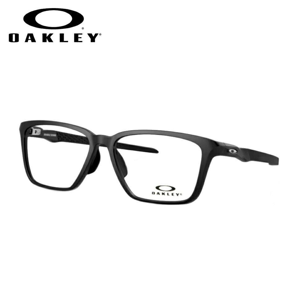 オークリー メガネ フレーム OX8188D 01 サテンブラック 黒 56サイズ メガネフレーム 眼鏡 最短発送 OAKLEY ダブルダウン ローブリッジフィット 22,193円
