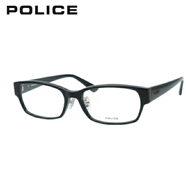 ポリス メガネ フレーム VPLF54J 0700 ブラック 黒 55サイズ メガネフレーム 眼鏡 最短発送 POLICE セル 鼻パットつき|メガネプロサイトYOU