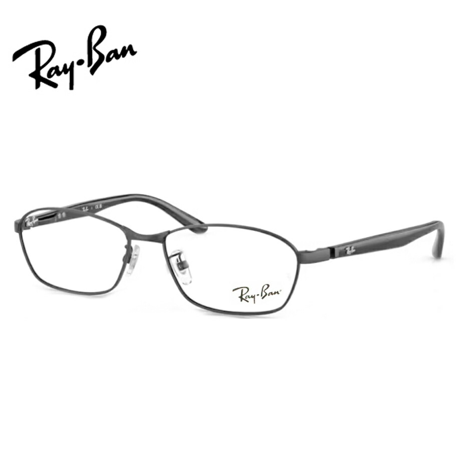 楽天市場】レンズつき レイバン メガネ RX6502D 2595 シルバー 55