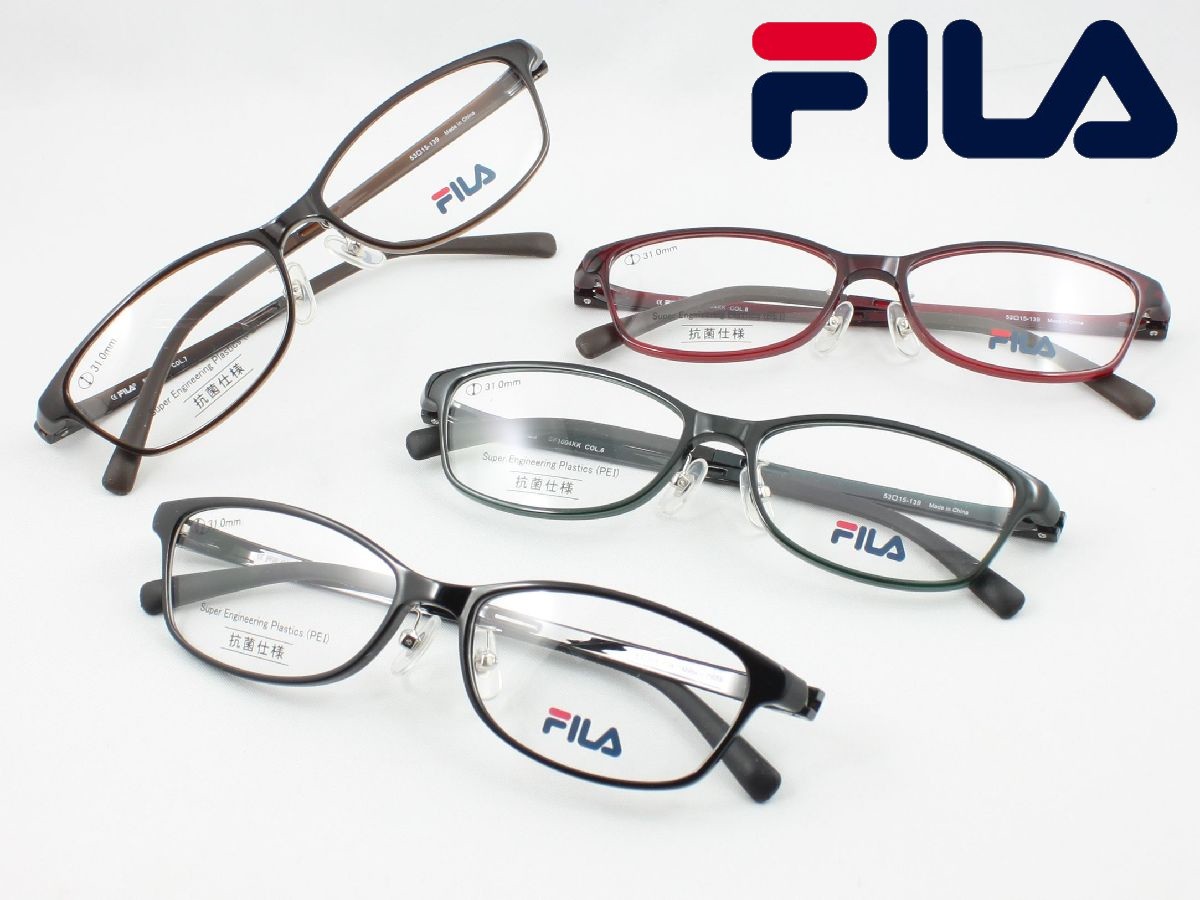 楽天市場】FILA フィラ 軽量メガネ 薄型非球面レンズセット SF1002KK 度付き対応 近視 遠視 老眼鏡 遠近両用 メンズ レディース  クラシカル ボストン 抗菌仕様 : めがね侍楽天市場店