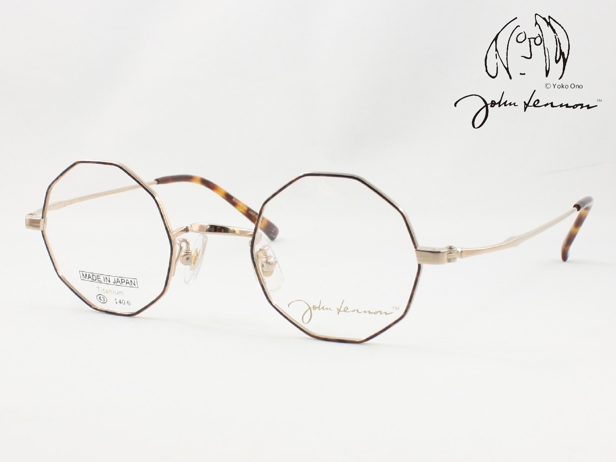 宅送 John Lennon ジョン レノン 日本製メガネフレーム Jl 1087 1 十角形タイプ 丸メガネ ラウンド デカゴン 肌触りがいい Www Masterworksfineart Com