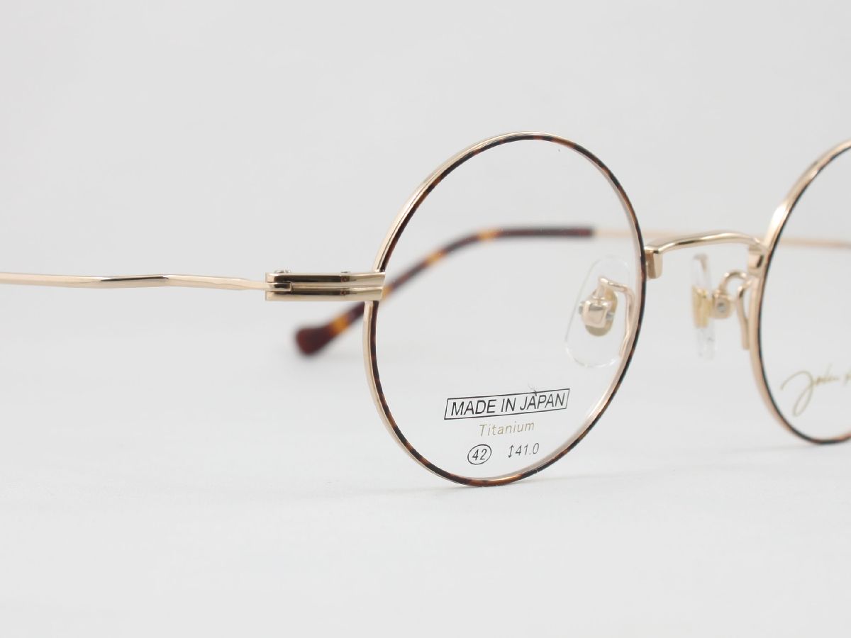 John Lennon JL-1093-5 ウエリントン ジョンレノン ボストン ラウンド 丸メガネ 度付き対応 日本製メガネフレーム 老眼 近視  遠視 遠近両用 ギフト ジョンレノン