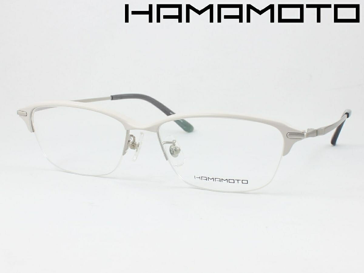 【在庫限りの特別価格】HAMAMOTO ハマモト 日本製メガネ 薄型非球面レンズセット HT-315-4 度付き対応 近視 遠視 乱視 老眼鏡 遠近両用 鯖江 ナイロール サーモント ブロー 細い 軽い Made in Sabae Japan 国産 レディース メンズ 秀逸なかけ心地 浜本テクニカル｜めがね侍店