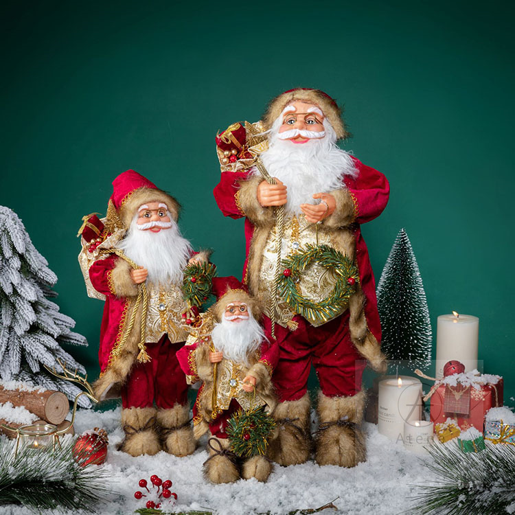 楽天市場】クリスマス 飾り サンタクロース サンタ 人形 ぬいぐるみ 