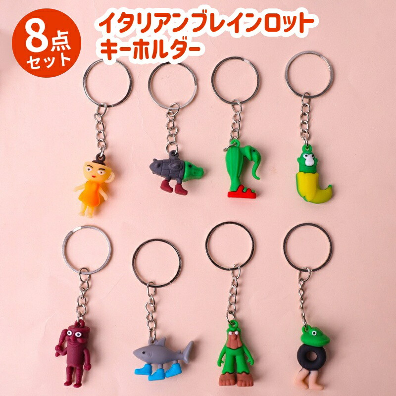 楽天市場】イタリアンブレインロット アクリル キーホルダー D