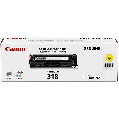 【純正品】 キャノン トナーカートリッジ318 イエロー CANON CRG-318YEL|メグリエ店