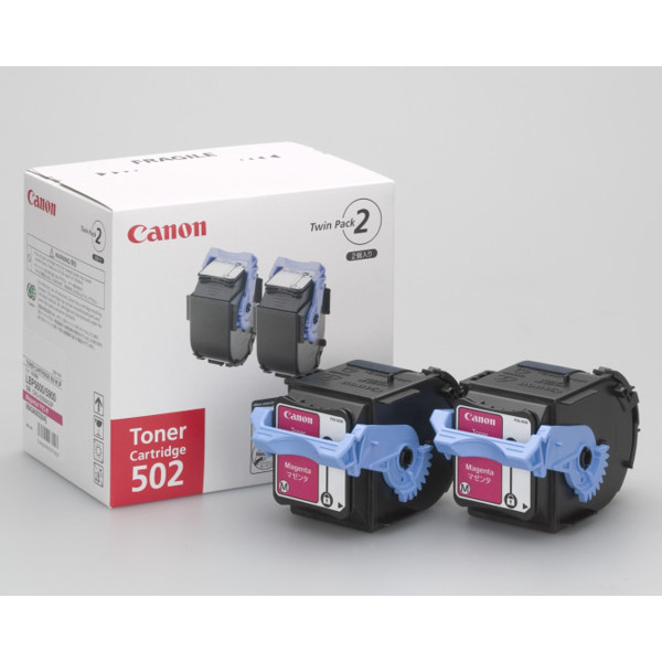 【純正品】 キャノン トナーカートリッジ502 2P マゼンタ CANON CRG-502MAG2P|メグリエ店