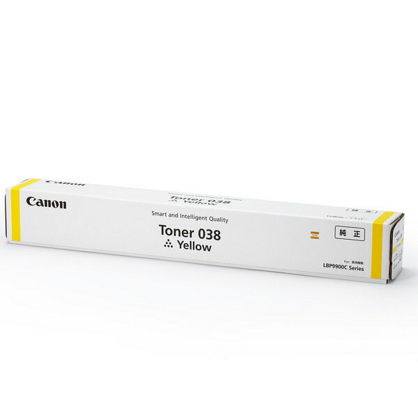 【完全無欠品】 加農砲 トナー038 黄色 CANON TONER038Y