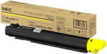 【完全無欠品】 NEC PR-L600F-11 トナーカートリッジ 黄色