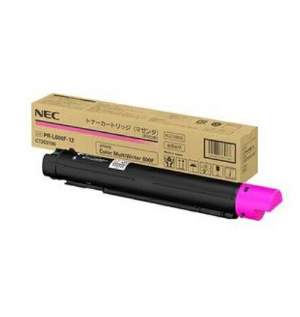 【完全無欠品】 NEC PR-L600F-12 トナーカートリッジ マゼンタ
