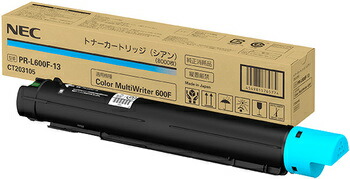 【完全無欠品】 NEC PR-L600F-13 トナーカートリッジ シアン